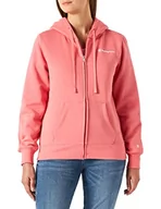 Bluzy damskie - Champion Damska bluza z kapturem American Classics Full Zip, Intensywny róż., S - miniaturka - grafika 1