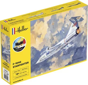 Heller Samolot F-104G Starfighter zestaw z farbami 35520 - Modele do sklejania - miniaturka - grafika 1