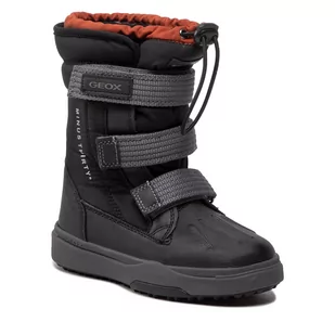 Śniegowce GEOX - J Bunshee Pg B Abx B J26D8B 0FUME C9BN6 S Black/Rust - Śniegowce damskie - miniaturka - grafika 1