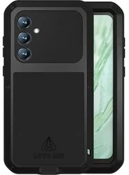 LOVE MEI Etui Pancerne + szkło Powerful do Galaxy S23 FE, czarne - Etui i futerały do telefonów - miniaturka - grafika 1