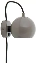 Frandsen - Ball Lampa Ścienna Glossy Warm Grey Frandsen - Lampy ścienne - miniaturka - grafika 1