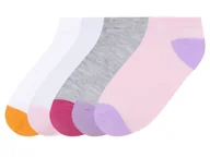 Skarpetki dla dzieci - lupilu® Stopki dziecięce, 5 par (Szary/biały/różowy, 35-38) - miniaturka - grafika 1