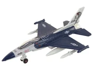 Samoloty i helikoptery - Granatowy Samolot Napęd Frykcyjny Światła Dźwięki - miniaturka - grafika 1