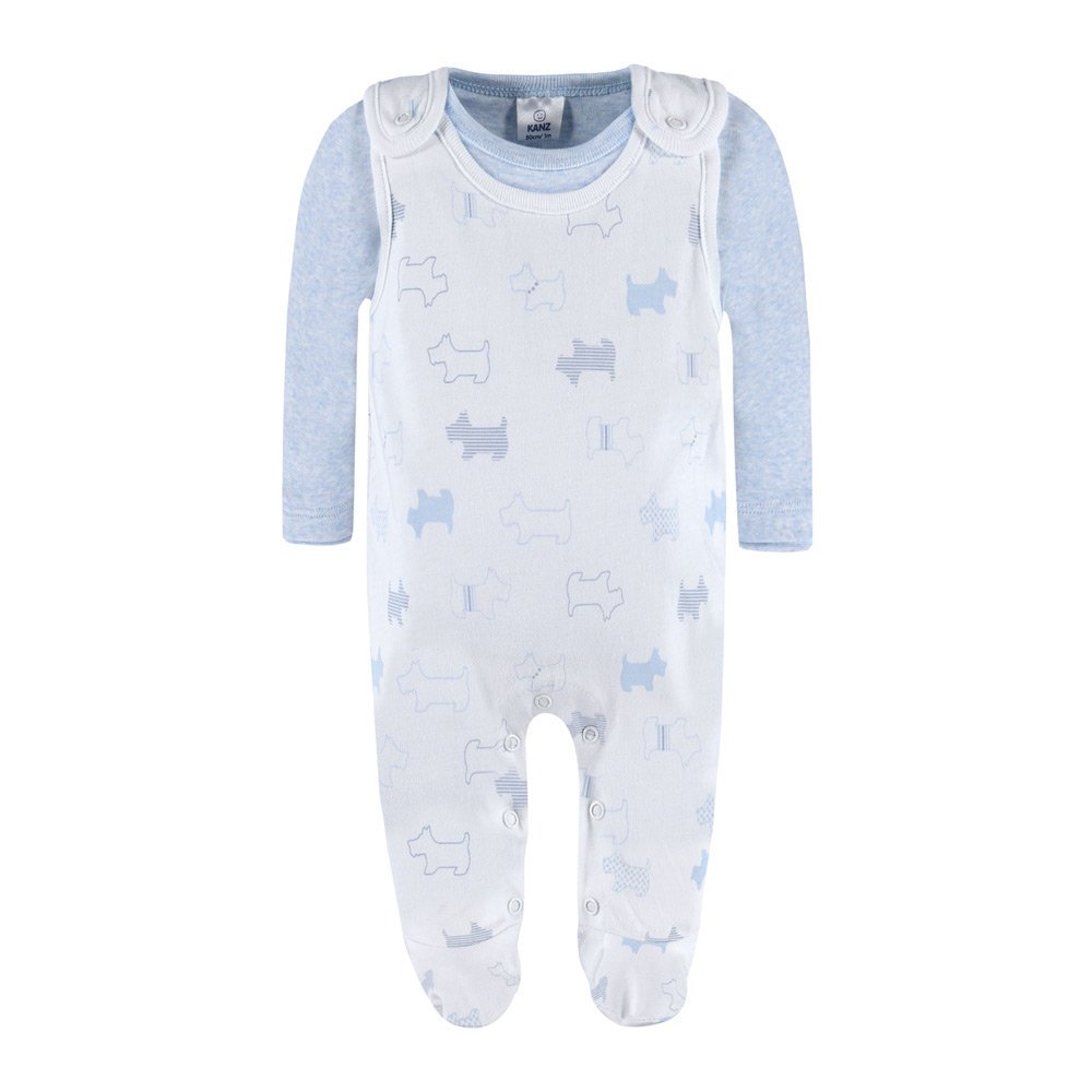 Chłopięcy śpioch + bluzka z długim rękawem, wielokolorowy, rozmiar 68