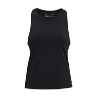 Koszulki i topy damskie - Damska koszulka bez rękawów UNDER ARMOUR RUSH ENERGY TANK 1370064-001 – Czarny - miniaturka - grafika 1