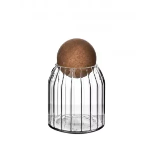 Mondex Pojemnik szklany Modern 475 ml - Pojemniki kuchenne - miniaturka - grafika 1