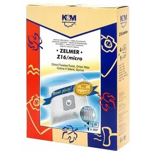 K&M K & M Worki Z16 MICRO Zelmer Orion Orion Max 2500 4szt + filtr - Worki do odkurzaczy - miniaturka - grafika 1
