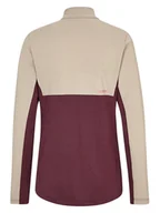 Bluzy damskie - Ziener Bluza polarowa "Japra" w kolorze beżowo-czerwonym - miniaturka - grafika 1