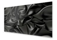 Dekoracje domu - Panel kuchenny HOMEPRINT Czarna draperia 125x50 cm - miniaturka - grafika 1