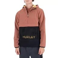 Kurtki męskie - Hurley Męska kurtka parka Phantom+ pakowalna kurtka, Zion Rust, XL, Rdza jonowa, XL - miniaturka - grafika 1