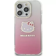 Etui i futerały do telefonów - Hello Kitty Etui HardCase IML Gradient Electrop Kitty Head do Galaxy A55, różowe - miniaturka - grafika 1