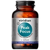 Układ nerwowy - VIRIDIAN Viridian Organic Peak Focus koncentracja x 6 kaps - miniaturka - grafika 1