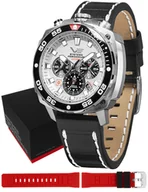 Zegarki męskie - Zegarek Vostok Europe VK67-650A722LB Systema Periodicum Oxygen - miniaturka - grafika 1