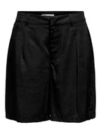 Spodenki damskie - ONLY Szorty w kolorze czarnym - miniaturka - grafika 1