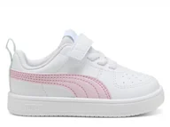 Buty dla dziewczynek - Buty dziecięce Puma 38431438 RICKIE AC + INF Białe - miniaturka - grafika 1