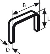 Pozostałe elektronarzędzia - Bosch Zszywka z cienkiego drutu, typ 53 11,4 x 0,74 x 8 mm 2609200210 - miniaturka - grafika 1