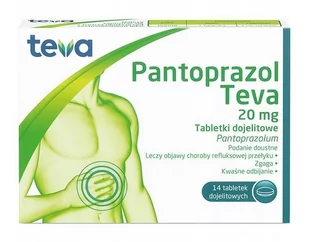 Teva Pantoprazol 20mg 14 tabl - Układ pokarmowy - miniaturka - grafika 1