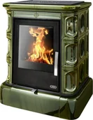 Piece wolnostojące - ABX Piec kaflowy Marina kaflowy cokół - Zielony - miniaturka - grafika 1
