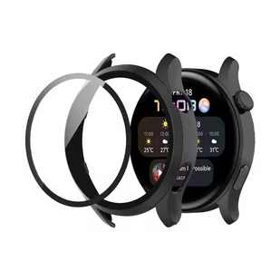 Etui + Szkło 2W1 Do Huawei Watch 3 Pro 48Mm Czarne - Akcesoria do smartwatchy - miniaturka - grafika 1