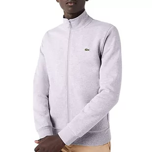 Lacoste Classic Fit Męska bluza, Srebrne Chiny, XXS - Bluzy męskie - miniaturka - grafika 1