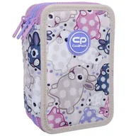 Piórniki - Piórnik 3-komorowy z wyposażeniem Coolpack Jumper 3 White Bunny - miniaturka - grafika 1