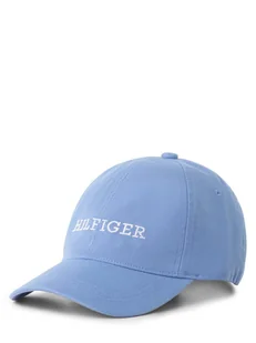 Tommy Hilfiger Czapka męska Mężczyźni Bawełna niebieski jednolity, ONE SIZE - Czapki męskie - miniaturka - grafika 1