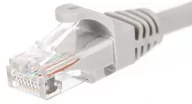 Patchcordy - Patchcord RJ45 kat. 5e Utp, 0,5m szary - miniaturka - grafika 1