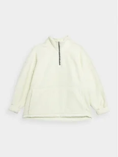 Outhorn Polar OTHAW23TFLEM133 Écru Regular Fit - Bluzy męskie - miniaturka - grafika 1