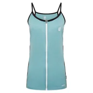 Koszulki sportowe damskie - Damska koszulka kolarska na ramiączkach Dare 2b Regale II Vest Rozmiar: XL / Kolor: niebieski - miniaturka - grafika 1
