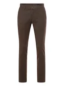 Spodnie męskie - Pierre Cardin Spodnie chino "Calais" w kolorze brązowym - miniaturka - grafika 1