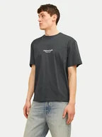 Koszulki męskie - Jack&Jones T-Shirt Vesterbro 12240121 Szary Relaxed Fit - miniaturka - grafika 1