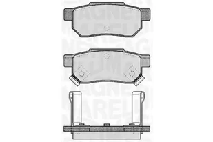 Klocki hamulcowe - komplet MAGNETI MARELLI 363916060457 - Klocki hamulcowe - miniaturka - grafika 1