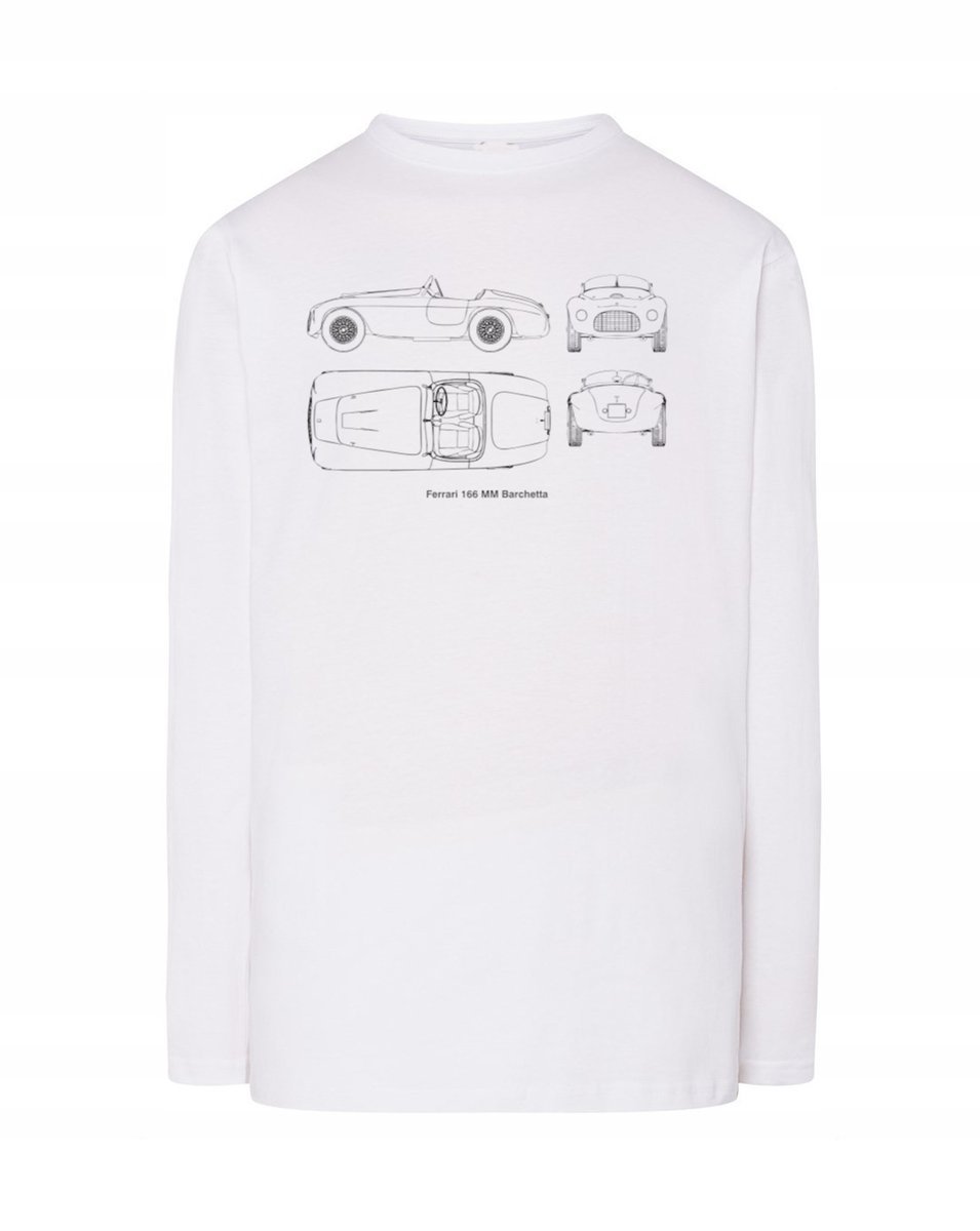 Longsleeve nadruk Ferrari 166 KLASYK r.L