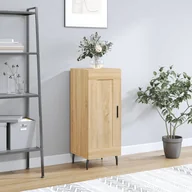 Komody - vidaXL Szafka, dąb sonoma, 34,5x34x90 cm, materiał drewnopochodny - miniaturka - grafika 1