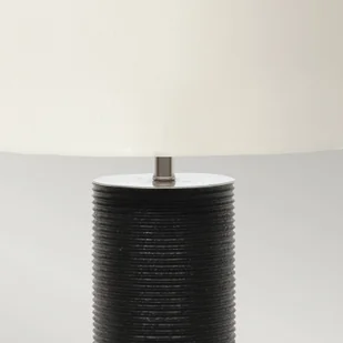 Elstead Lampa stołowa Ripple stopa czarna/klosz biały - Lampy stojące - miniaturka - grafika 2