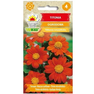 TITONIA CYNOBROWA nasiona Toraf 1g - Słonecznik meksykański, Tithonia - Nasiona i cebule - miniaturka - grafika 1