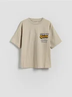 Koszulki dla chłopców - Reserved - T-shirt Stumble Guys - beżowy - miniaturka - grafika 1