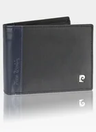 Portfele - Pierre Cardin, Portfel skórzany męski, Tilak30 8806, czarny - miniaturka - grafika 1