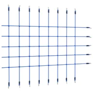 Pozostały sprzęt i akcesoria do ćwiczeń - VidaXL Lumarko Siatka do wspinania, 200x150 cm, niebieska 93175 VidaXL - miniaturka - grafika 1