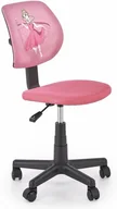 Krzesła obrotowe dla dzieci - Obrotowy różowy fotel dla dziewczynki K7-E54 - miniaturka - grafika 1
