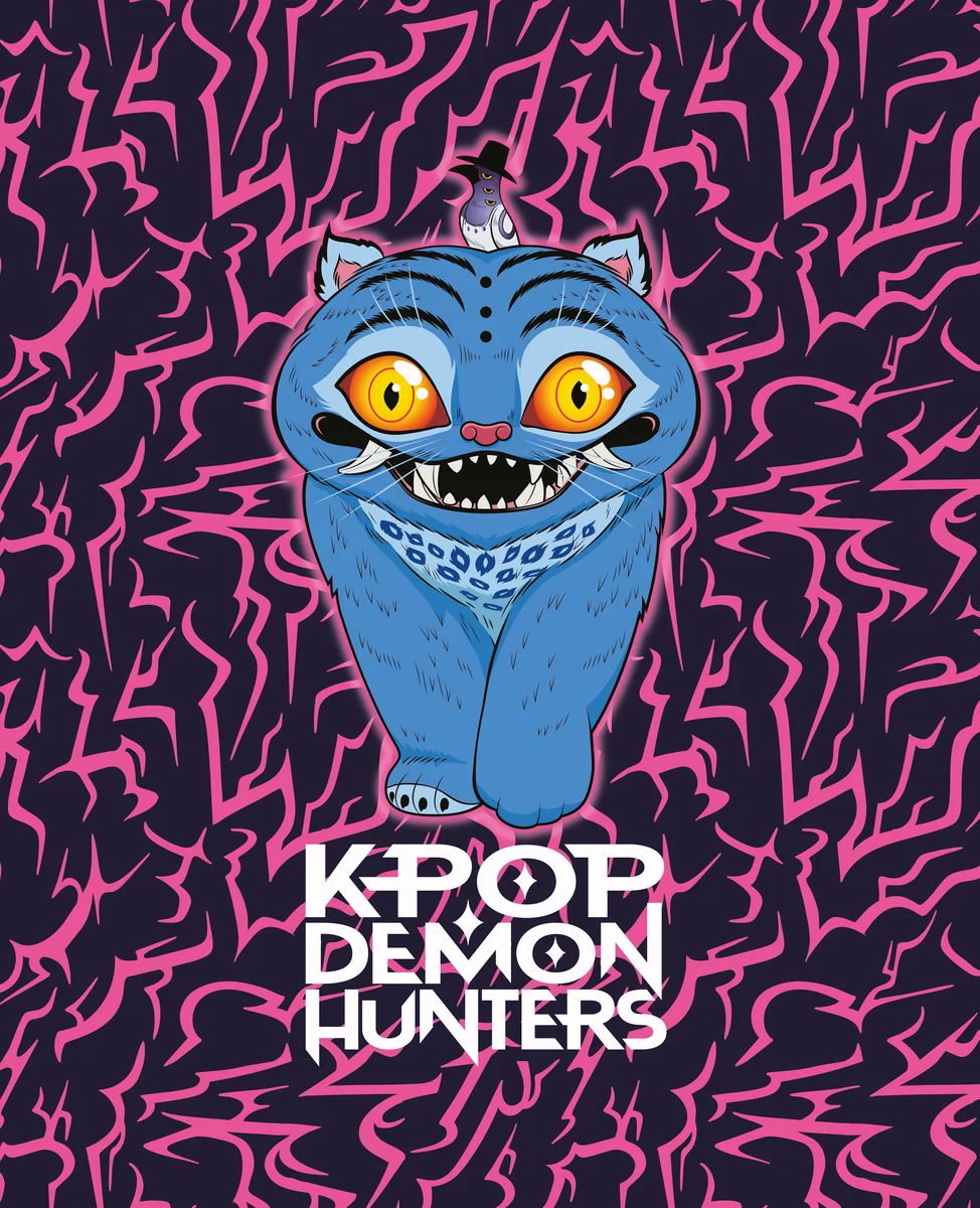Kocyk dziecięcy K-POP Demon Hunters 130 x 160cm Halantex Huntrix Derpy