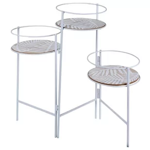 Kwietnik Koopman Big Leaves biały - Donice - miniaturka - grafika 1