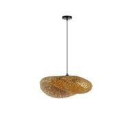 Lampy sufitowe - Immax 08269L - Żyrandol na lince HILO 1xE27/40W/230V śr. 60 cm bambus - miniaturka - grafika 1