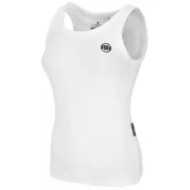 Odzież taktyczna i umundurowanie - Tank Top damski Pit Bull Heavy Weight 240 Rib Layla '25 - Biały  S (34) - miniaturka - grafika 1