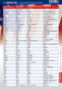 Ściągawka Język ang Czasowniki nieregularne Nowa - Atlasy i mapy - miniaturka - grafika 2