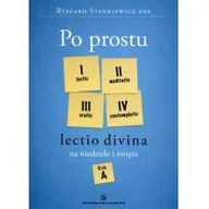 Religia i religioznawstwo - Salwator Po prostu lectio divina na niedziele i święta Rok A - Ryszard Stankiewicz - miniaturka - grafika 1