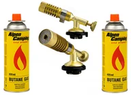 Opalarki - Palnik Gazowy Mosiężny Vergionic 1800 W + 2 x Kartusz - miniaturka - grafika 1