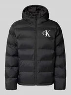 Kurtki męskie - Kurtka pikowana o kroju regular fit z nadrukiem logo model ‘Monogram’ - miniaturka - grafika 1