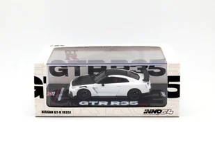 INNO64 Nissan GT-R R35 Nismo WHITE INNO 64 1:64 - Samochody i pojazdy dla dzieci - miniaturka - grafika 1