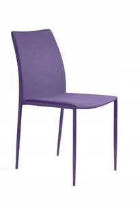 Krzesło DESIGN fioletowe tkanina - Krzesła - miniaturka - grafika 1